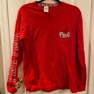PINK red longsleeve